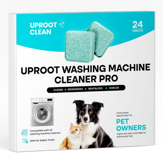 🐾 Pet Hair & Odor Washing Machine Cleaner Tablets | Deep Clean & Deodorize