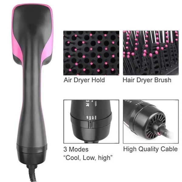 💗 2-in-1 Ionic Hot Air Styling Brush