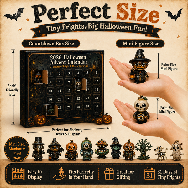 2026 Halloween Advent Calendar – 31 Nights of Fright & Horror Surprises